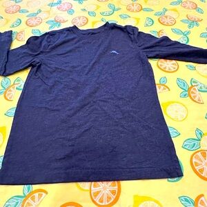 Tommy Bahama Navy Blue Long-Sleeve Boys T-shirt Size: 5/6
